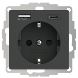 2USB inCharge PRO 55 - Schuko Steckdose mit USB-A & USB-C - EMP SmartHome